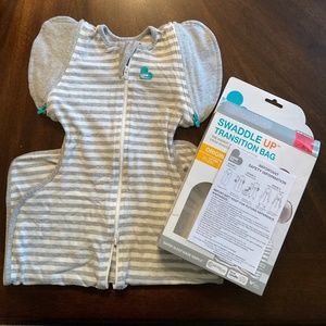 Love to Dream Swaddle Up Stage 2 Size M Grey Stripes